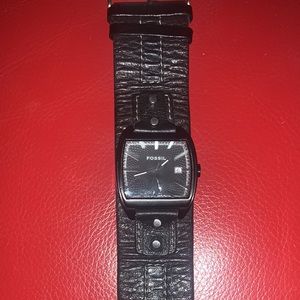 Fossil genuine leather watch